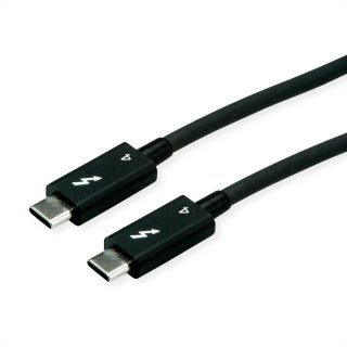 Cablu Thunderbolt 4 (USB type C) activ 8K60Hz/40Gb/100W T-T 1.5m, Roline 11.02.9047